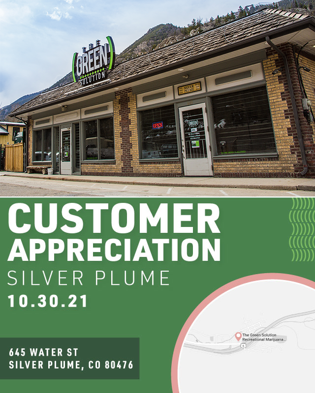 We‘re celebrating you, our customers, at TGS Water St. in Silver Plume on on 10/30.