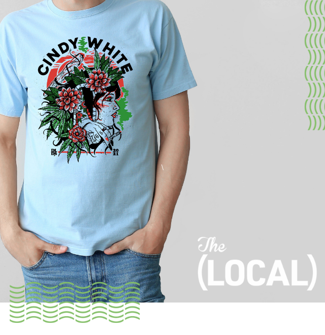 Web Banner: The local: homoetown designs at your hometown dispensary.